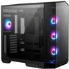 Image de Boîtier PC gaming moyen tour MSI MAG PANO 100R PZ ARGB noir avec panneau latéral verre trempé