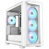 Image de Boitier PC ASUS A23 PLUS mini tour blanc ARGB avec panneau latéral verre trempé