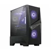 Image de Boîtier PC gaming MSI MAG FORGE 100M moyen tour noir RGB avec panneau latéral vitré
