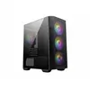 Image de Boîtier PC gaming MSI MAG FORGE M100R moyen tour noir ARGB avec panneau latéral verre trempé