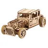 Image de Puzzle 3D en bois 207 pièces Ugears Hot Rod Moteur Furieux