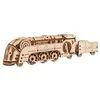 Image de Puzzle 3D Ugears Modèles mécaniques Mini locomotive Bois