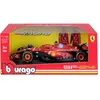Image de Voiture Bburago 1/18 Ferrari SF 2024 Formule 1 Italie #Leclerc avec casque