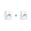 Image de Pack de 2 Mini prises connectées WiFi avec suivi de consommation TP-LINK Tapo P110M Blanc