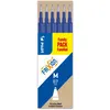 Image de Pack de 6 recharges Pilot Frixion Pointe moyenne Bleu