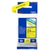 Image de Ruban cassette Brother TZe-651 24 mm Noir sur Jaune