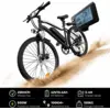 Image de Fat Bike M60 Puissant : Pneus Tout-Terrain, 105km d'Autonomie & Batterie Amovible - EB3 Noir / 1 vélo