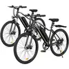 Image de Fat Bike M60 Puissant : Pneus Tout-Terrain, 105km d'Autonomie & Batterie Amovible - EB3 Noir / 2 vélos