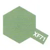 Image de Peinture acrylique pour maquette : Mini Xf71 Vert Cockpit Japonais mat 10ML Tamiya-81771