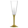 Image de 20 Flûtes maxi avec pieds - Or KIT VERRES 3 - OR