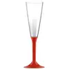 Image de 20 Flûtes maxi avec pieds - Rouge Mat KIT VERRES 3 - ROUGE MAT