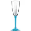 Image de 20 Flûtes avec pieds - Turquoise KIT VERRES 4 - TURQUOISE