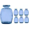 Image de LOT de 6 vases Elisa Bleu azur 16 cm KIT11969-13