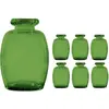 Image de LOT de 6 vases Elisa Vert olive 16 cm KIT11969-20