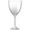 Image de 20 Verres maxi avec pieds - Blanc perlé KIT VERRES 1 - BLANC PERLE