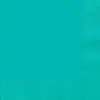 Image de Sachet de 20 Serviettes en papier Turquoise 33 x 33 cm 46852UNIP