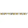 Image de Guirlande Lettres - Foil Happy Birthday 30 Sparkling Celebration Dorée - 213 x 16.2 cm 120207
