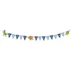 Image de Guirlande Lettres en papier Happy Birthday Happy Dinosaure - 180 x 8.9 cm 9903986