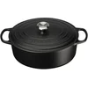 Image de LE CREUSET Cocotte ovale SIGNATURE 31cm 6,3l Noir noir