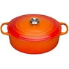 Image de LE CREUSET Bräter oval SIGNATURE 31cm 6,3l Rouge Four orange