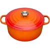 Image de LE CREUSET Bräter rund Signature 20cm/2,4l (Ofenrot) orange