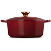 Image de LE CREUSET Cocotte ronde SIGNATURE 24cm/4,2l Grenat rouge foncé