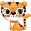 Image de Ballon Aluminium 63 cm : Tigre 4122101