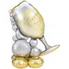 Image de Ballon en aluminium : Verre à vin mousseux : 127 cm 4246811