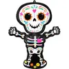 Image de Ballon Aluminium 86 cm - Dia de los Muertos Holographique 4316575