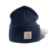 Image de Bonnets tricot double épaisseur bonnet acrylique marine tu 200 - 300 g bleu bonnet acrylique tu 0 1 pièce(s) - carhartt