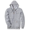 Image de Sweat zippé m 300 - 400 g entre 1 et 3 sweat 1 pièce(s) coton / polyester, élasthanne sweat zippé marquette gris tm - carhartt