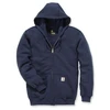 Image de Sweat zippé s 300 - 400 g entre 1 et 3 sweat 1 pièce(s) coton / polyester, élasthanne sweat zippé marquette marine ts - carhartt