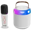 Image de Enceinte sans fil avec microphone sans fil et éclairage RGB Bontempi-490210