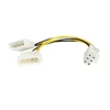 Image de StarTech.com Adaptateur d'alimentation 2x Molex vers PCI-E 6 pins