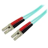 Image de StarTech.com Câble fibre optique duplex OM3 50/125 multimode LC/LC - 2 m - Turquoise