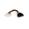 Image de StarTech.com Adaptateur de câble d'alimentation SATA vers Molex (LP4) - F/M - 15 cm