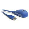 Image de StarTech.com Câble d'extension USB-A 3.0 vers USB-A sur socle - M/F - 1.5 m - Bleu