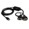 Image de StarTech.com Câble adaptateur FTDI USB vers 2x RS232