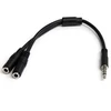 Image de StarTech.com Adaptateur casque/micro sur port Jack 3.5 mm