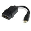 Image de StarTech.com Adaptateur micro HDMI vers HDMI 1.4 - 4K 30Hz - M/F - 13 cm