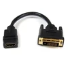 Image de StarTech.com Câble adaptateur vidéo HDMI vers DVI-D - F/M - 20 cm