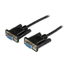 Image de StarTech.com Câble null modem série DB9 RS232 - F/F - 2 m - Noir