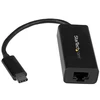 Image de StarTech.com Adaptateur USB-C vers Gigabit Ethernet Noir (USB 3.0)