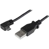 Image de StarTech.com Câble de charge et synchronisation USB 2.0 Type-A vers micro USB 2.0 B à angle droit - M/M - 1 m