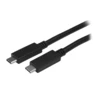 Image de StarTech.com Câble USB-C 3.0 avec Power Delivery 100W - Certifié USB-IF - M/M - 1 m