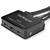 Image de StarTech.com KVM Switch 2 ports HDMI 4K 60Hz avec Hub 2 ports USB 2.0