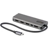 Image de StarTech.com Adaptateur multiport USB-C avec HDMI ou Mini DisplayPort 4K 60 Hz, Hub USB 4 ports et Power Delivery 100W