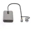 Image de StarTech.com Adaptateur multiport USB-C avec Dual HDMI - Hub USB 3 ports (167B)