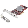 Image de StarTech.com Carte Contrôleur PCI Express vers 4 ports USB-C 3.1 Support standard installé