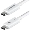 Image de StarTech.com Câble USB-C Thunderbolt 5 Blanc (1 m)